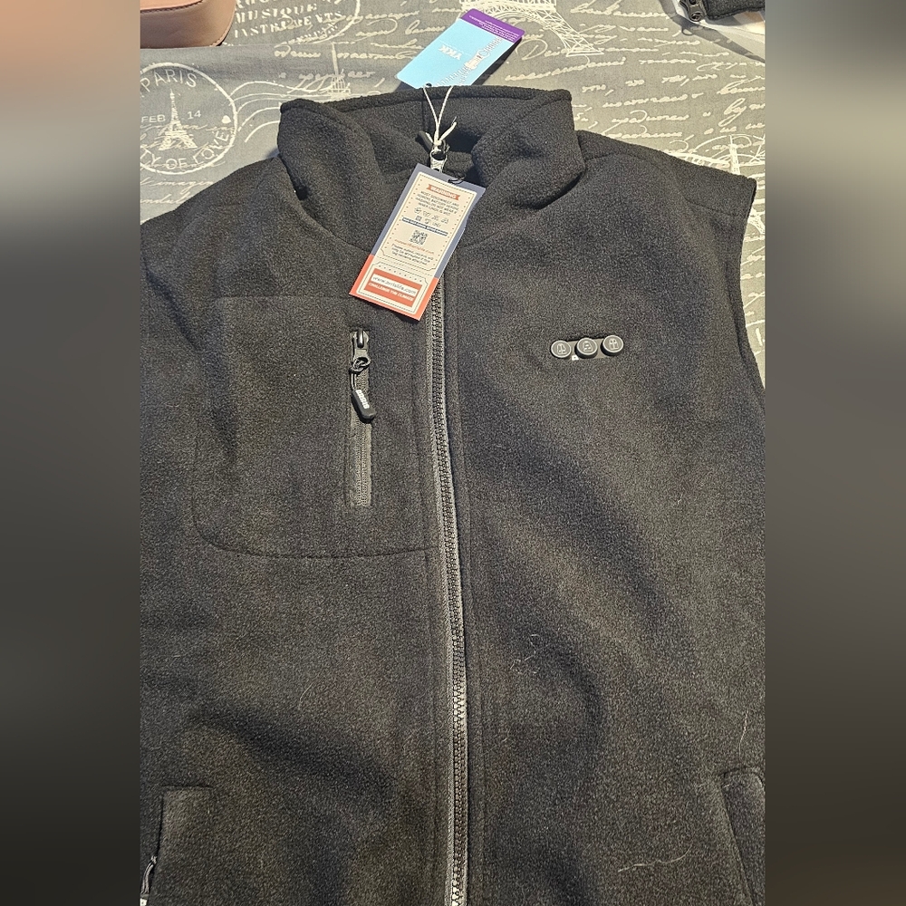 Arris headed vest unisex one size black